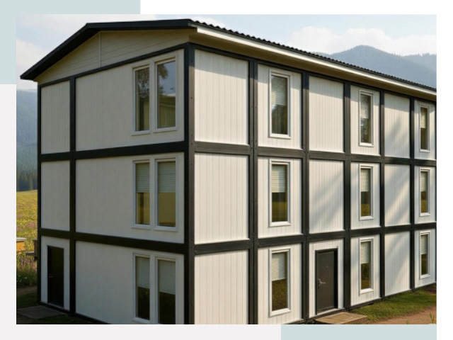 Модульные общежития в Сосновом Боре