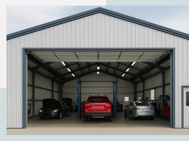 Ангары из сэндвич панелей от 609 руб. в Сосновый Бор