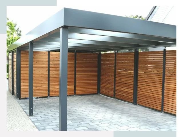 Навесы для парковки в Сосновом Боре