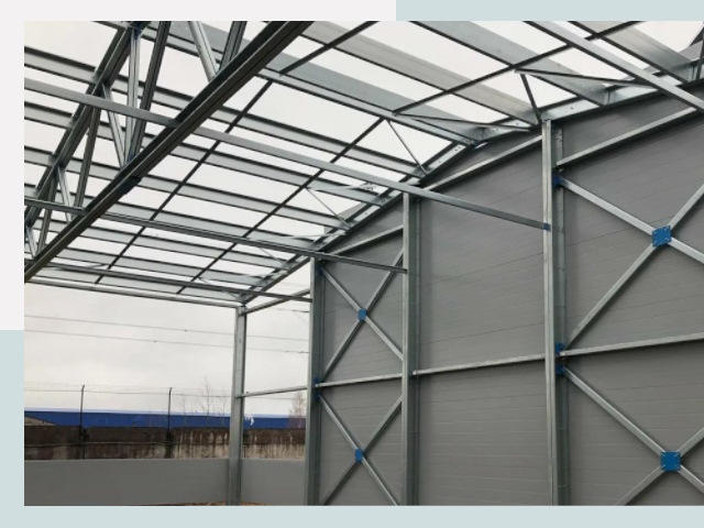 Каркасные ангары от СтальСтрой-Снб по цене от 609 руб.