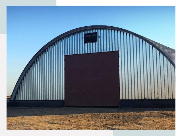 Арочные ангары в Сосновом Боре