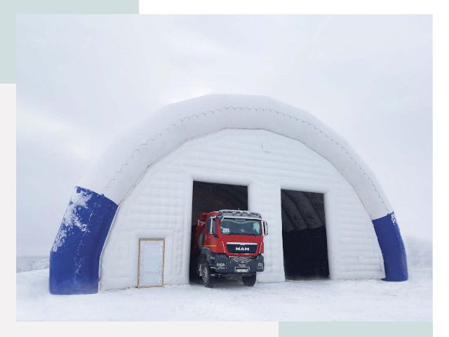 Мобильные ангары в Сосновом Боре