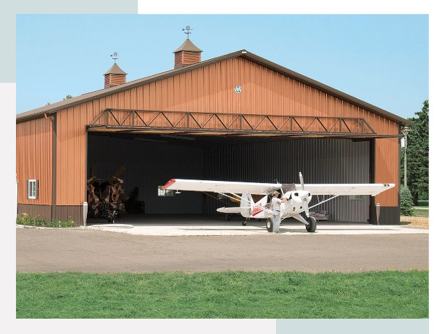 Ангары для самолетов в Сосновом Боре