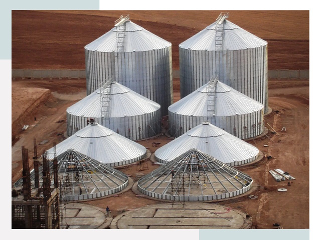 Строительство зерновых силосов в Сосновом Боре