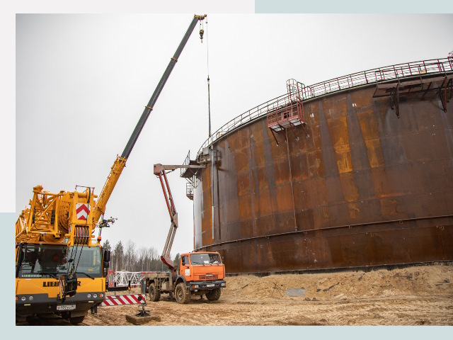 Монтаж резервуаров в Сосновом Боре от 609 руб. за м³