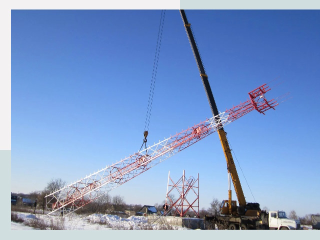 Строительство башен связи в Сосновом Боре от 609 руб.