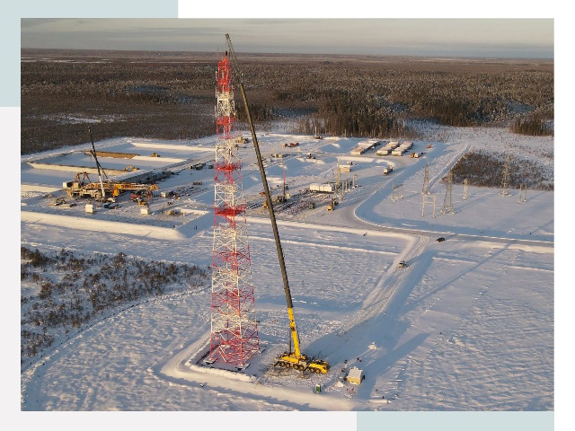 Мачты связи в Сосновом Боре