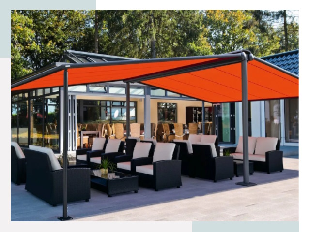 Навесы для кафе и ресторанов в Сосновом Боре
