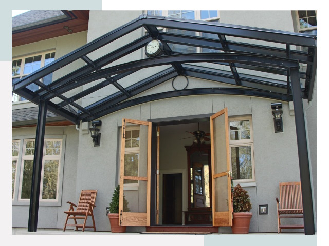 Козырьки металлические в Сосновом Боре