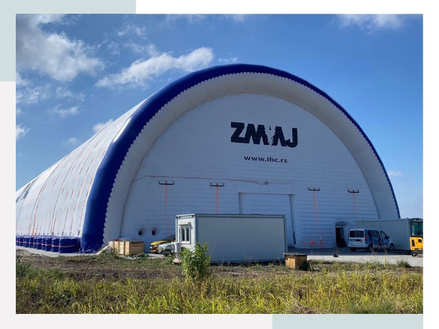 Брендирование ангаров в Сосновом Боре