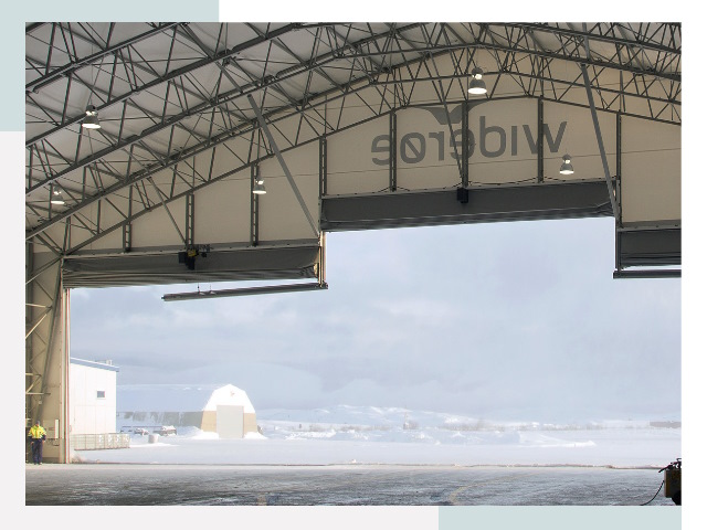 Ворота для ангаров в Сосновом Боре