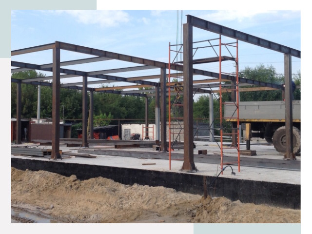 Фундамент для ангаров в Сосновом Боре