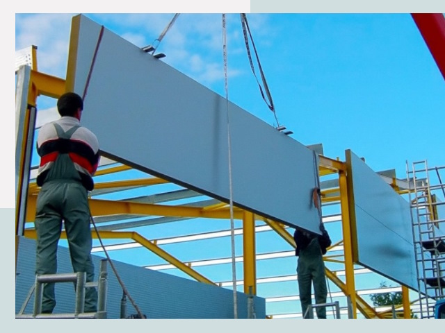 Монтаж сэндвич-панелей в Сосновом Боре от 609 руб.