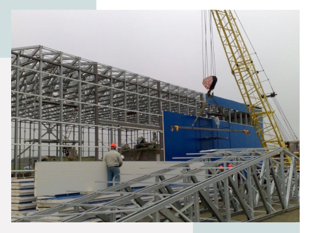 Монтаж ангаров в Сосновом Боре