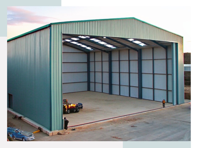 Строительство ангаров в Сосновом Боре