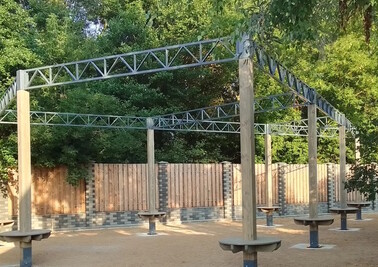 Терраса из металлоконструкций под ключ, проектирование, изготовление и монтаж от СтальСтрой-Снб